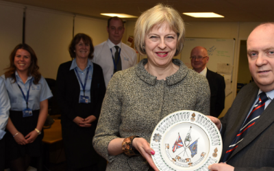 H&M Security Visit From Home Secretary Theresa May